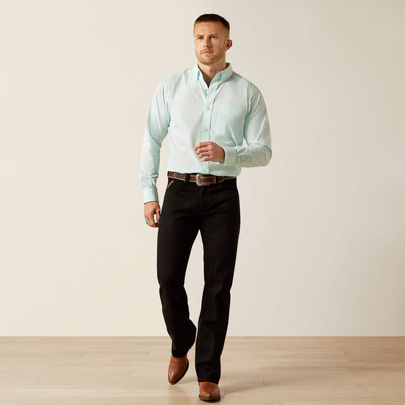 Solid Slub Classic Fit Shirt