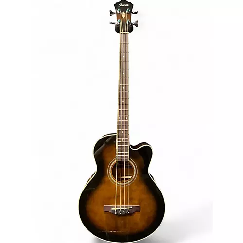 Used Ibanez aEb10 VIOLIN BURST Acoustic Bass Guitar VIOLIN BURST