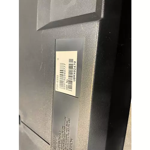 Used Yamaha PSRE333 61 Key Portable Keyboard