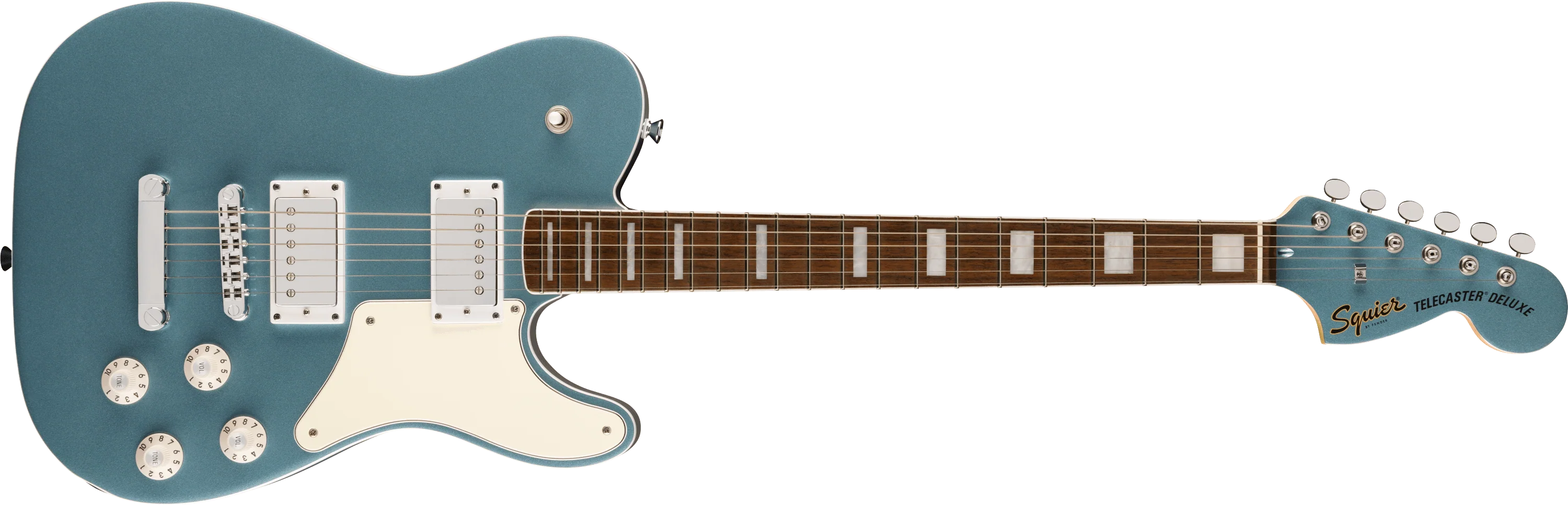 Limited Edition Paranormal Troublemaker Telecaster® Deluxe, Ice Blue Metallic