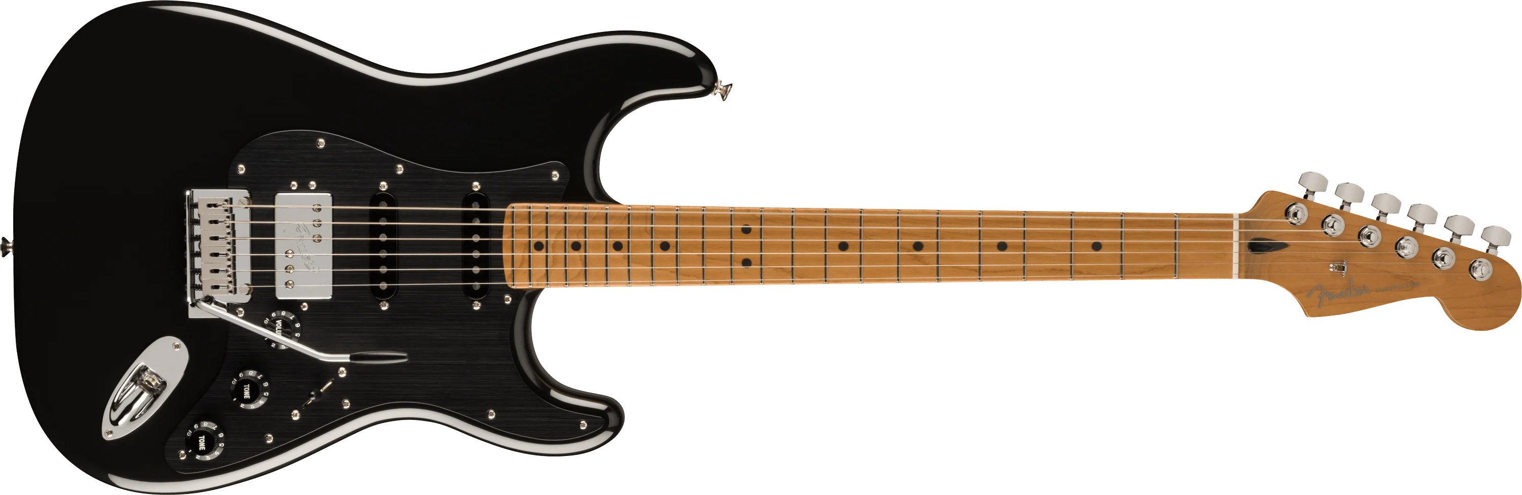 Limited Edition Player Plus Stratocaster® HSS, Roasted Maple Neck, Black