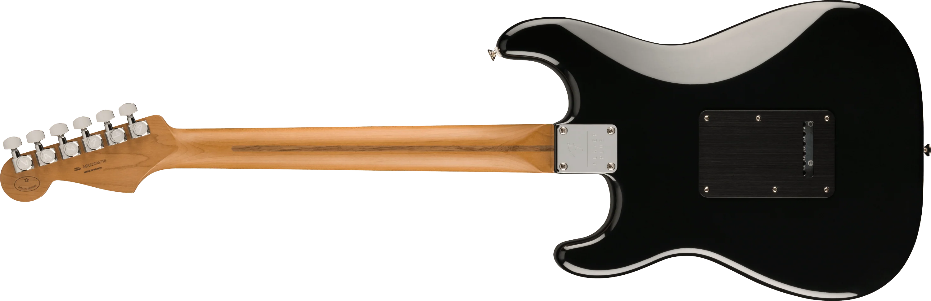 Limited Edition Player Plus Stratocaster® HSS, Roasted Maple Neck, Black