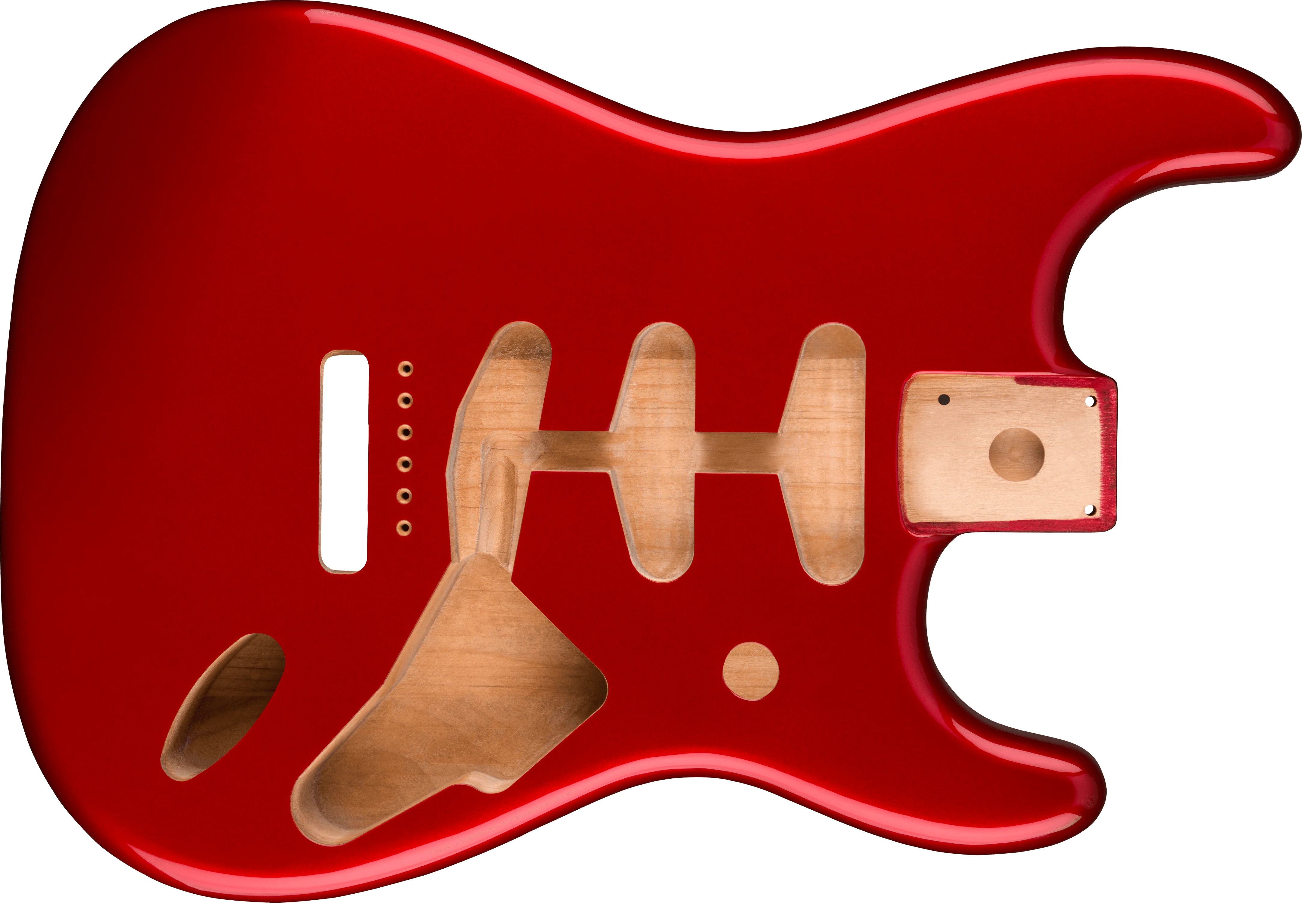 Classic Series 60's Stratocaster® SSS Alder Body Vintage Bridge Mount - Candy Apple Red