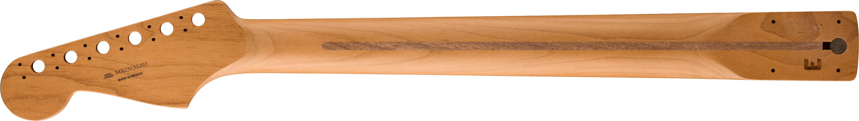 Satin Roasted Maple Stratocaster Neck, 22 Jumbo Frets, 12