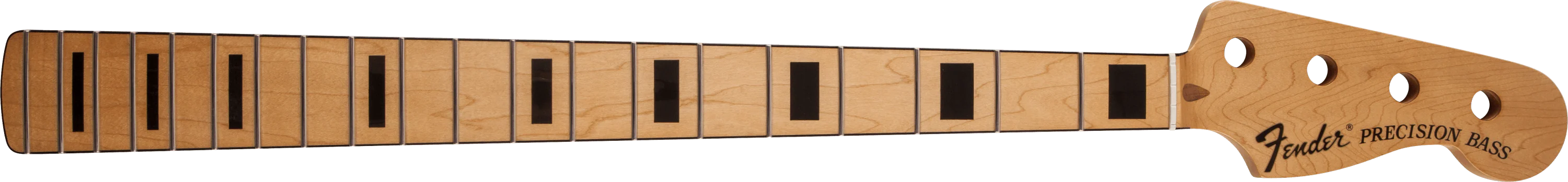Classic Series 70's Precision Bass® Neck, 20 Medium Jumbo Frets, Block Inlay - Maple