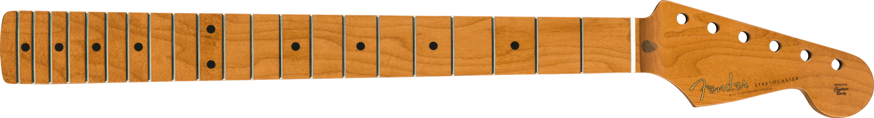 Roasted Maple Vintera® Mod 50's Stratocaster® Neck, 21 Medium Jumbo Frets, 9.5