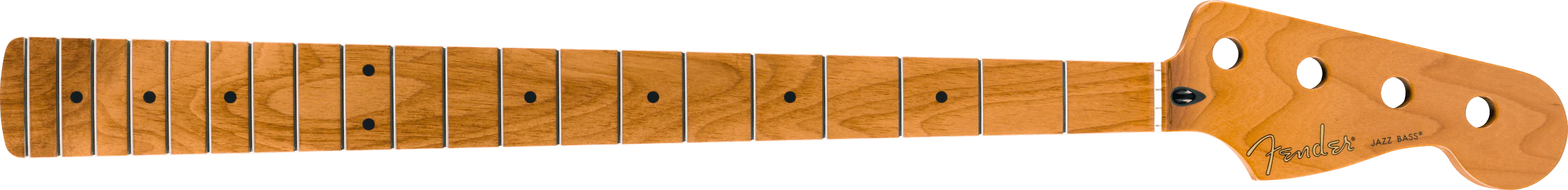 Roasted Maple Jazz Bass® Neck, 20 Medium Jumbo Frets, 9.5