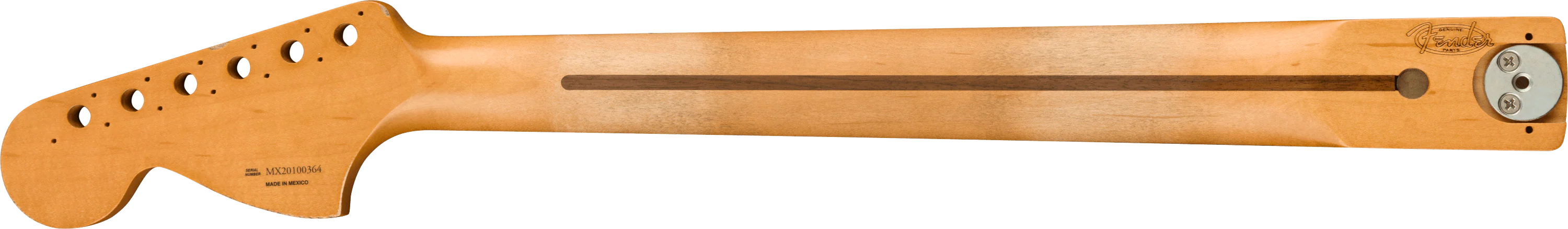 Road Worn® '70's Telecaster® Deluxe Neck, 21 Medium Jumbo Frets, Maple Fingerboard, C Shape