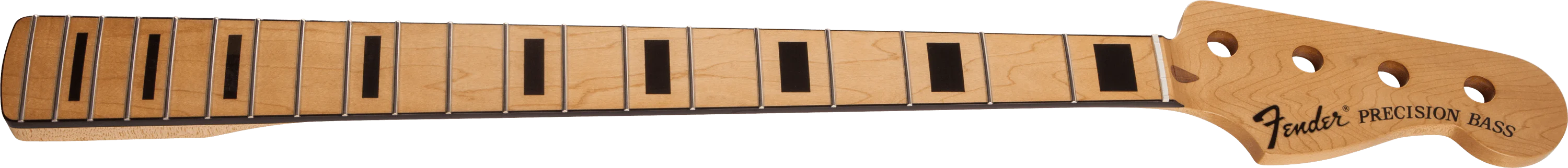 Classic Series 70's Precision Bass® Neck, 20 Medium Jumbo Frets, Block Inlay - Maple