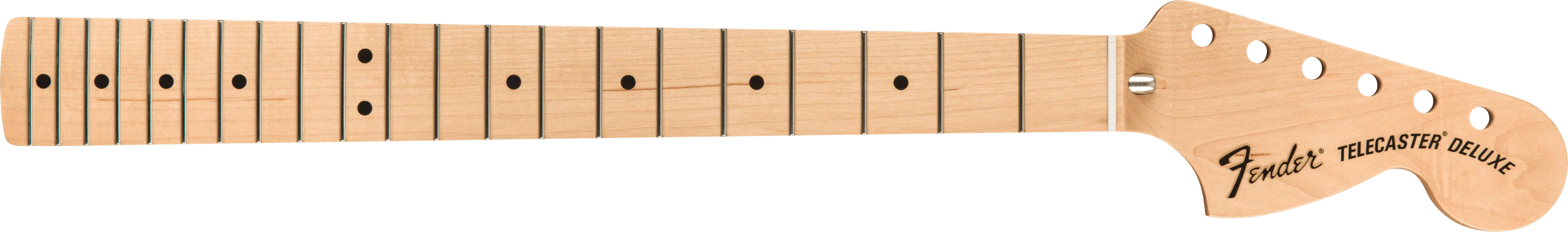Classic Series '72 Tele® Deluxe Neck, 3-Bolt Mount, 21 Medium Jumbo Frets - Maple Fingerboard