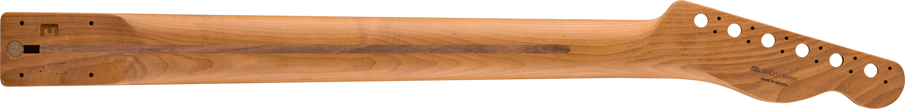 Satin Roasted Maple Telecaster LH Neck, 22 Jumbo Frets, 12
