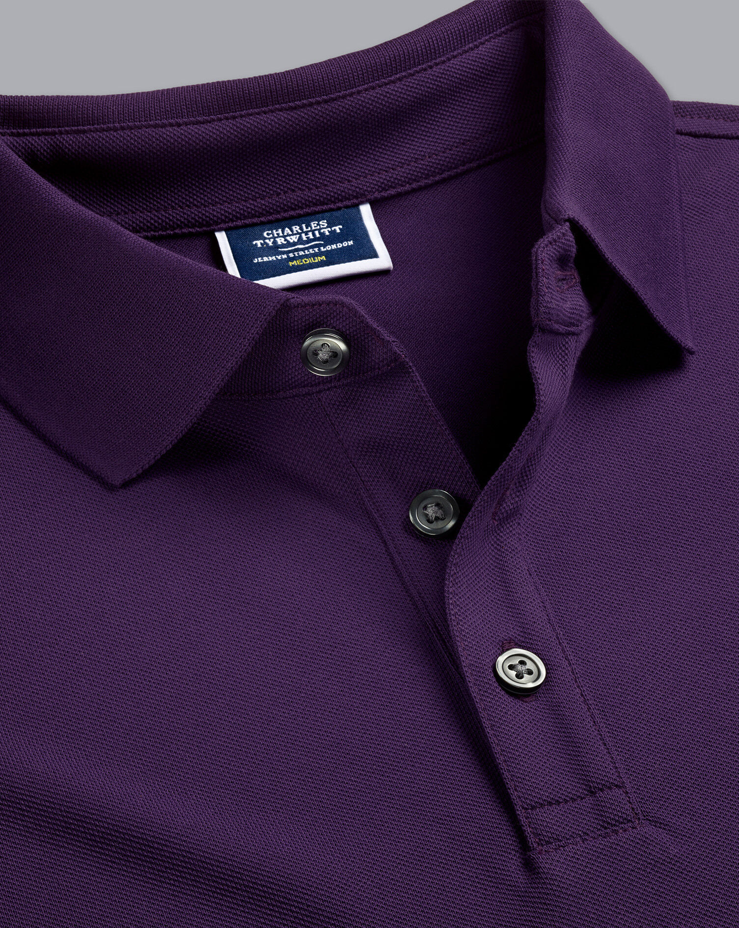 Charles Tyrwhitt Tyrwhitt Pique Polo - Purple