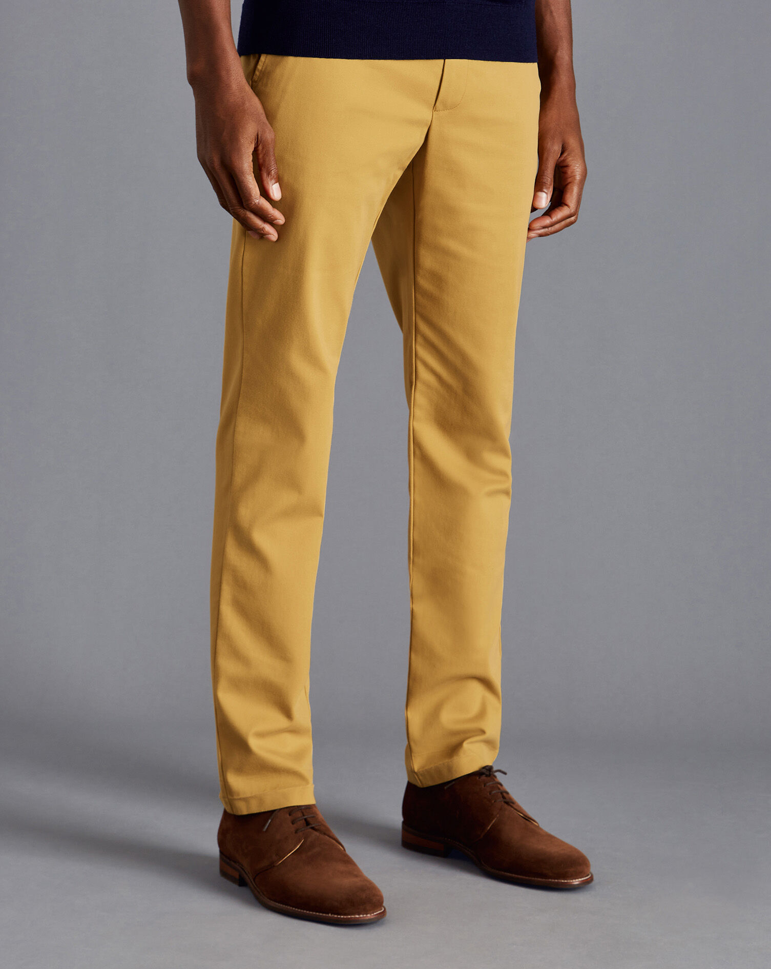 Charles Tyrwhitt Ultimate Non-Iron Chinos - Sunflower