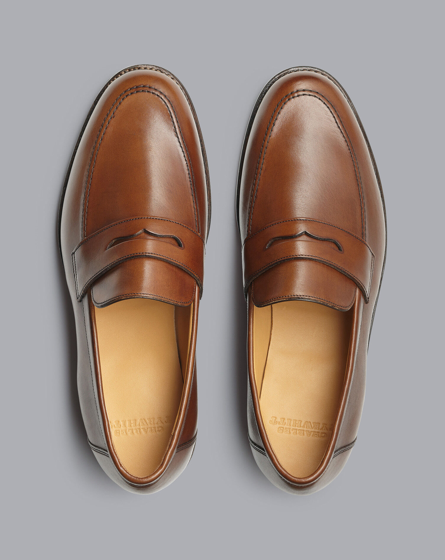 Charles Tyrwhitt Saddle Loafers - Chestnut Brown