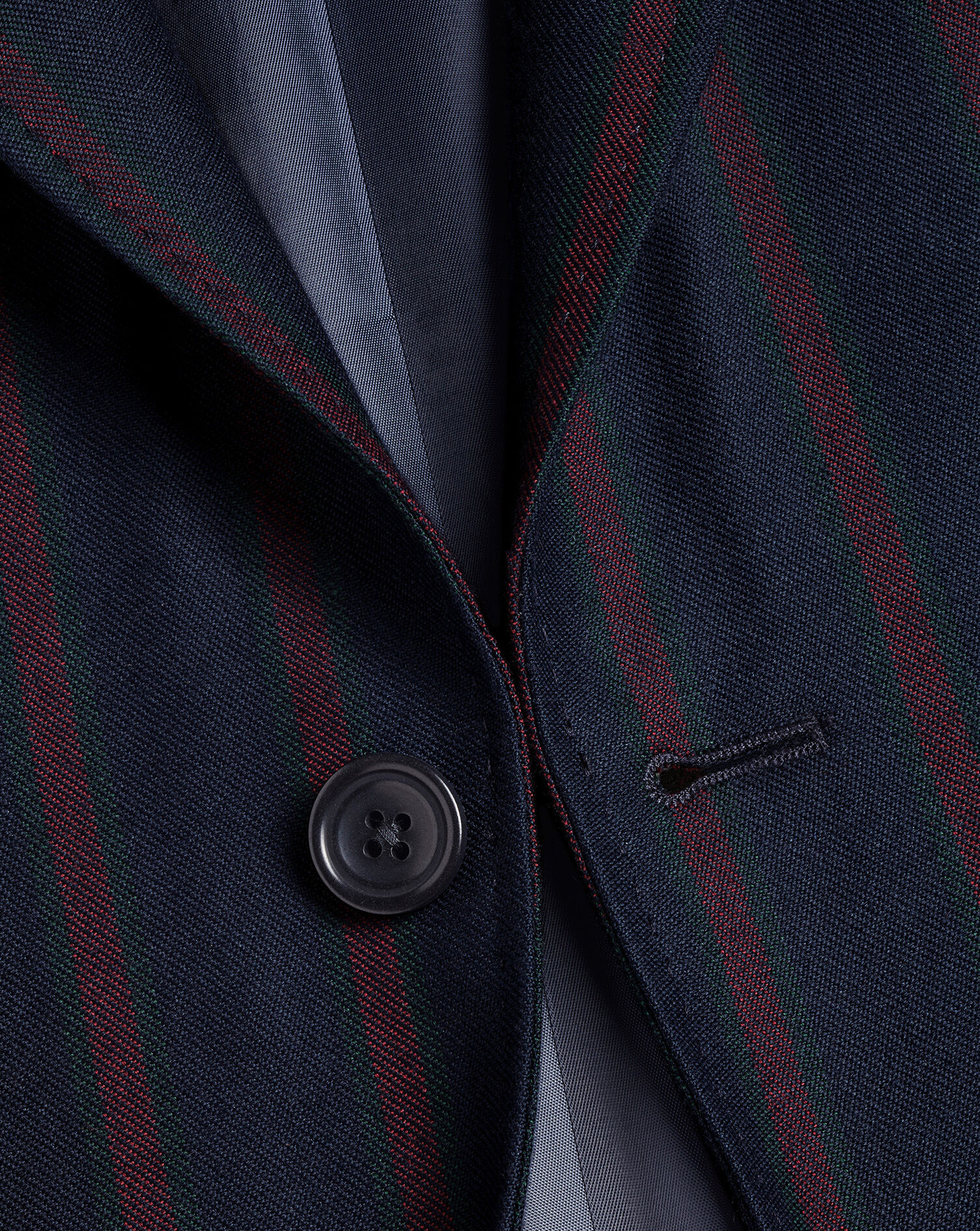 Charles Tyrwhitt Stripe Boating Blazer - Navy