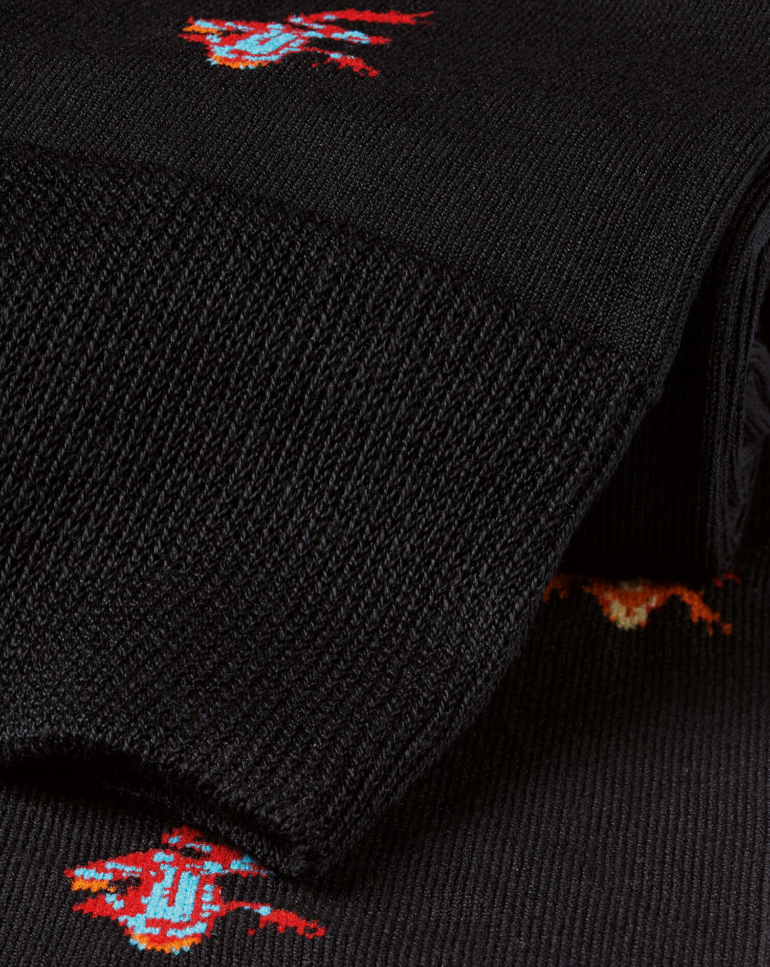 Charles Tyrwhitt Frog Motif Socks - Black