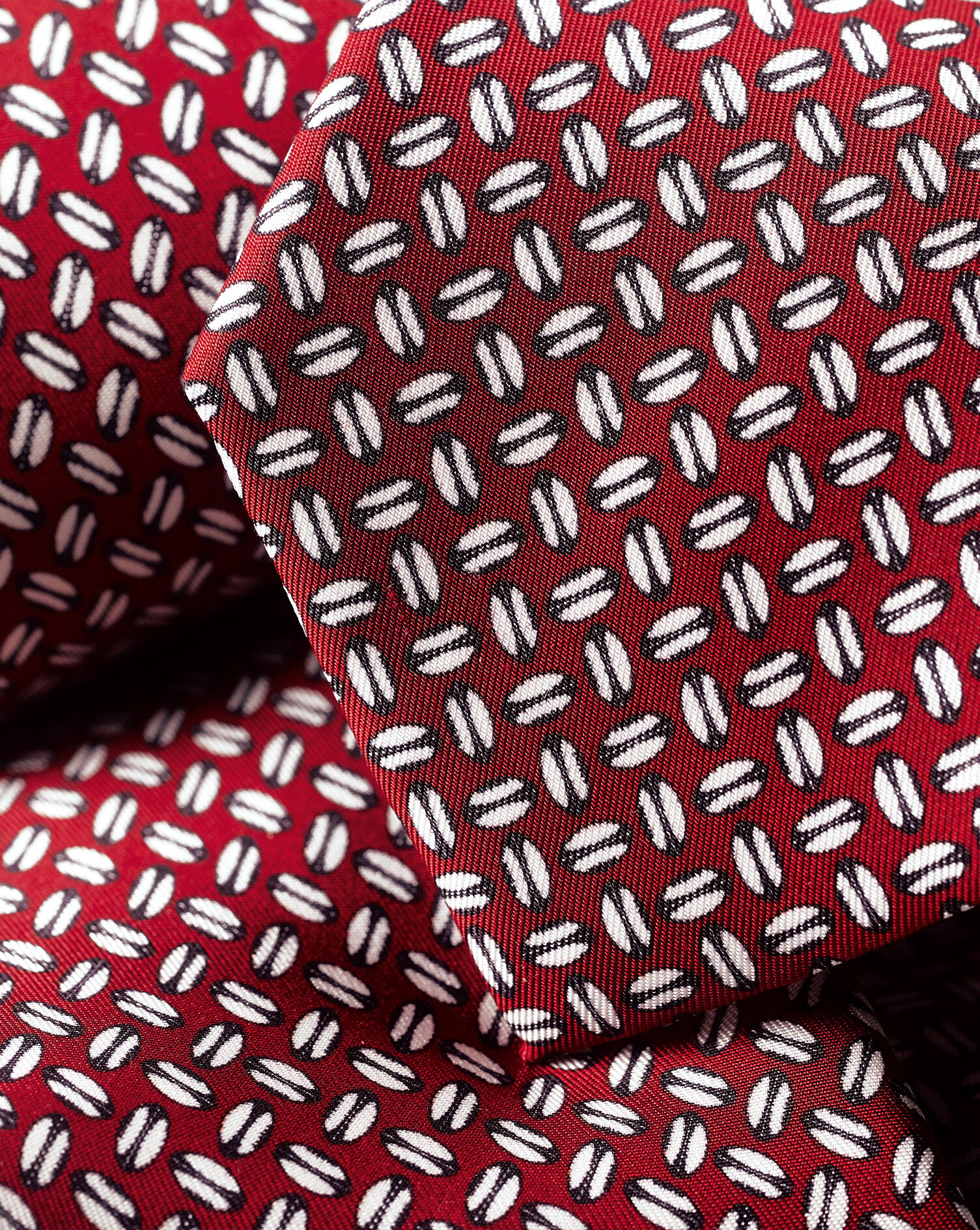 Charles Tyrwhitt England Rugby Rugby Ball Tie - Burgundy