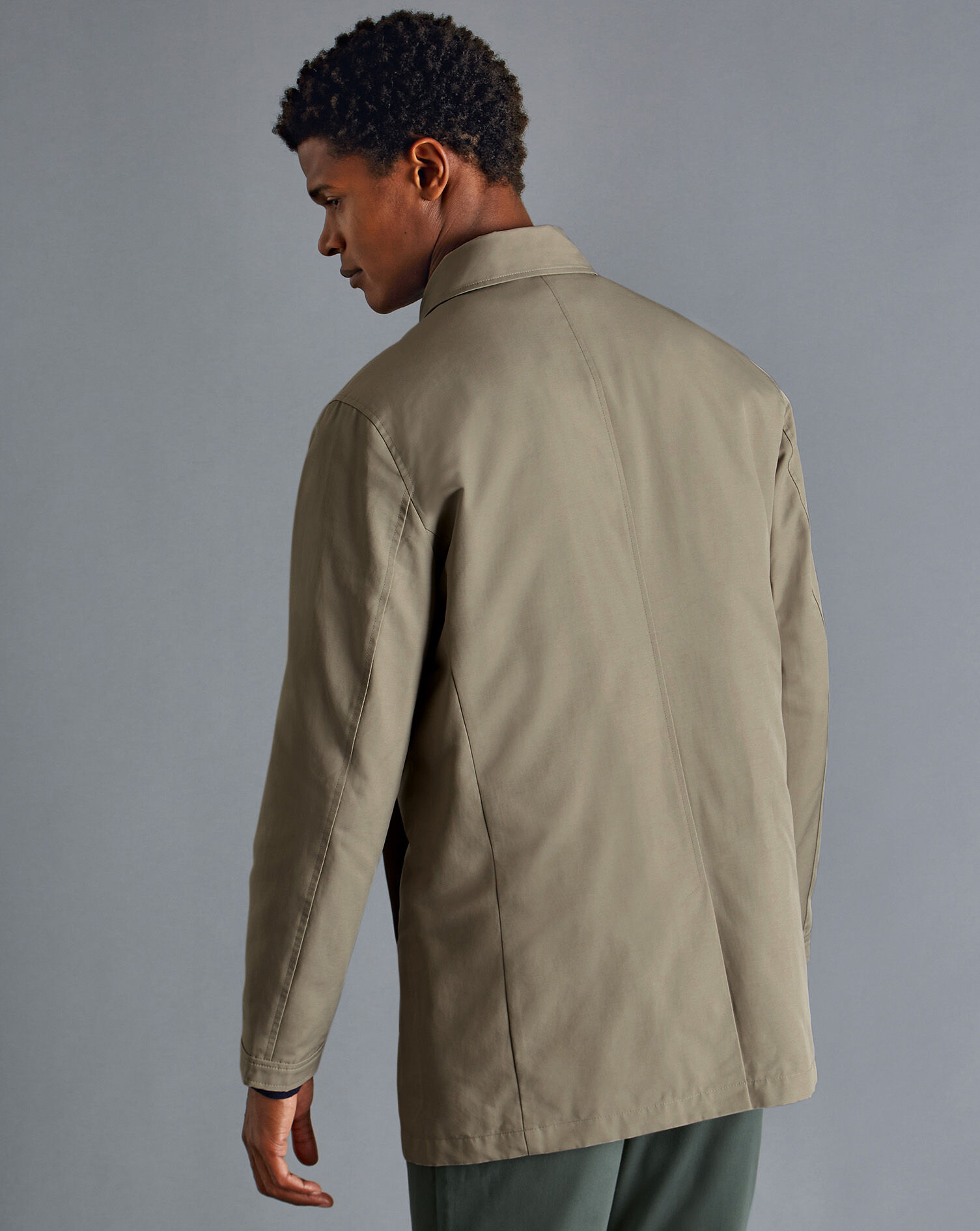 Charles Tyrwhitt 2-in-1 Rain Mac - Limestone