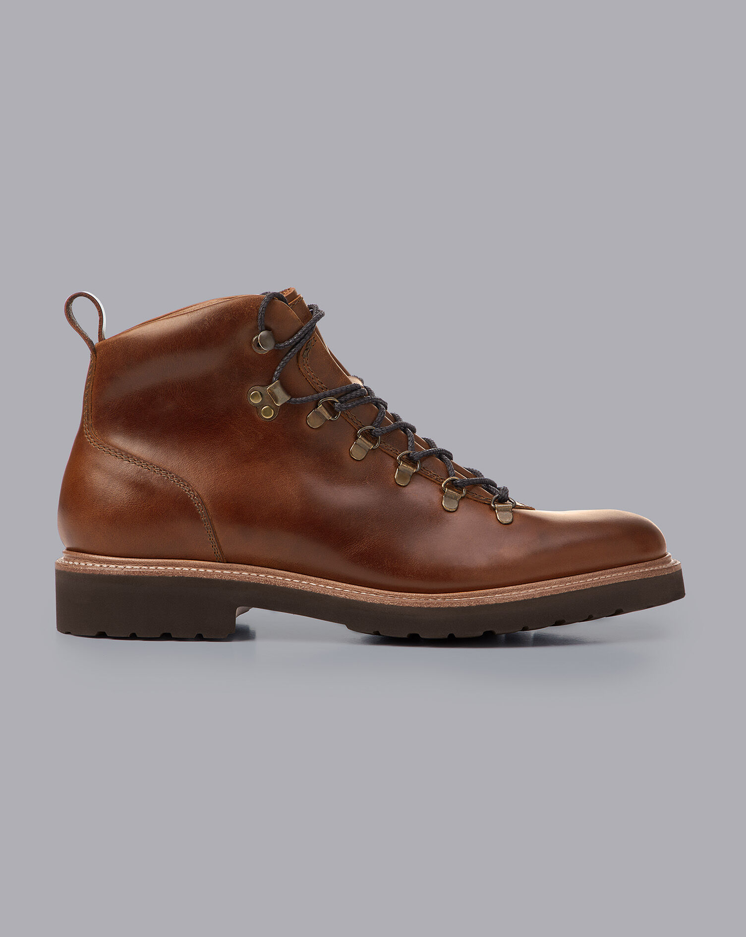 Charles Tyrwhitt Commando Sole Boots - Mocha