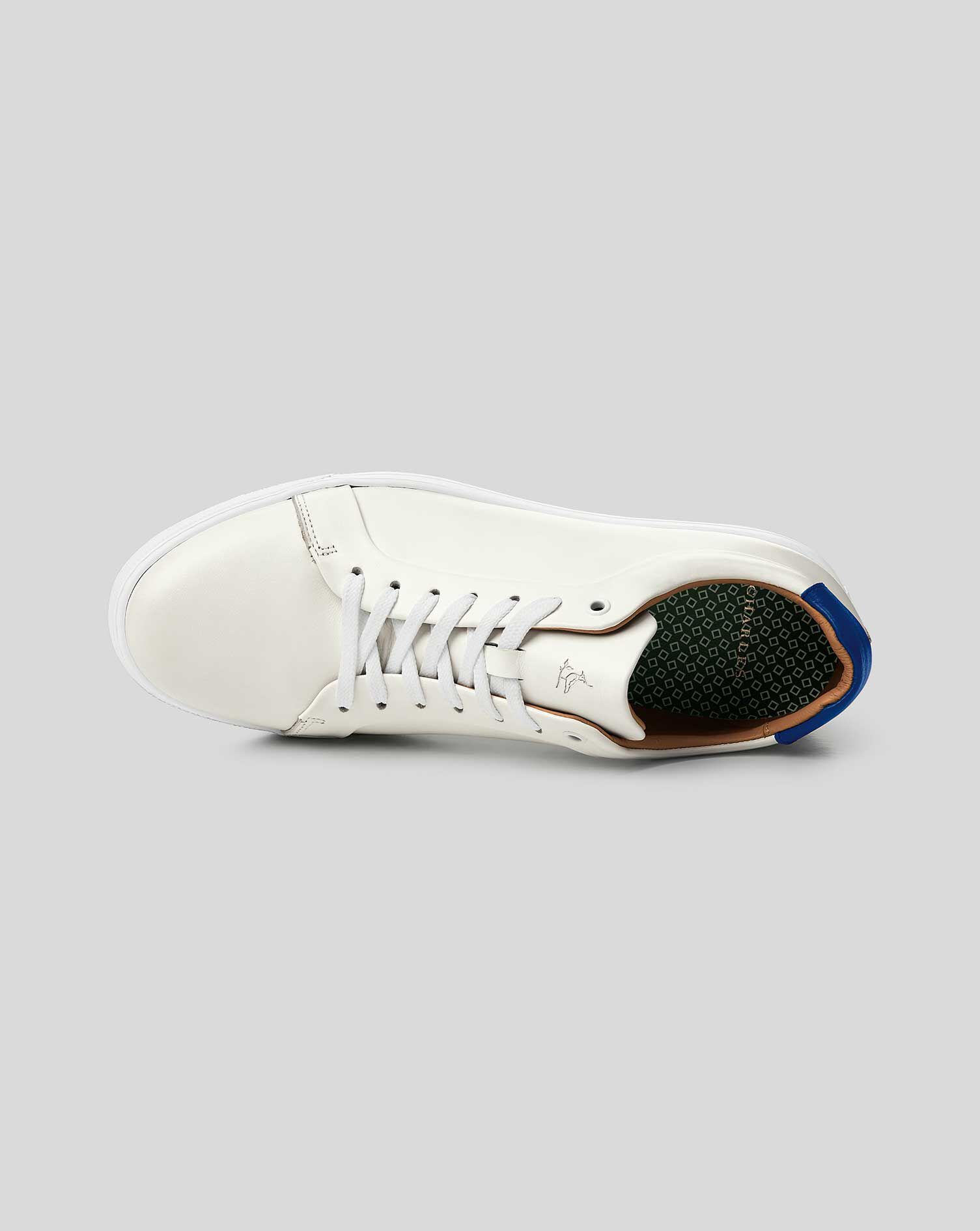 Charles Tyrwhitt Leather Sneakers - White