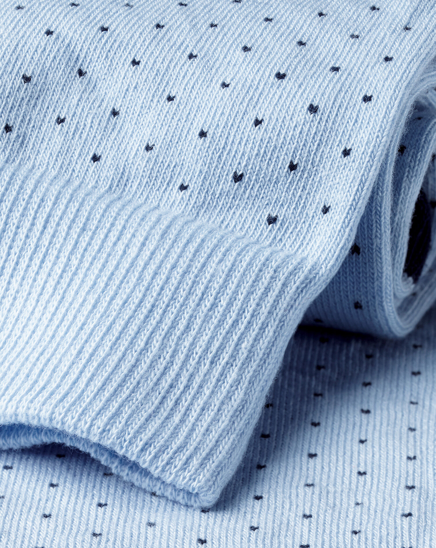 Charles Tyrwhitt Micro Dash Socks - Sky Blue