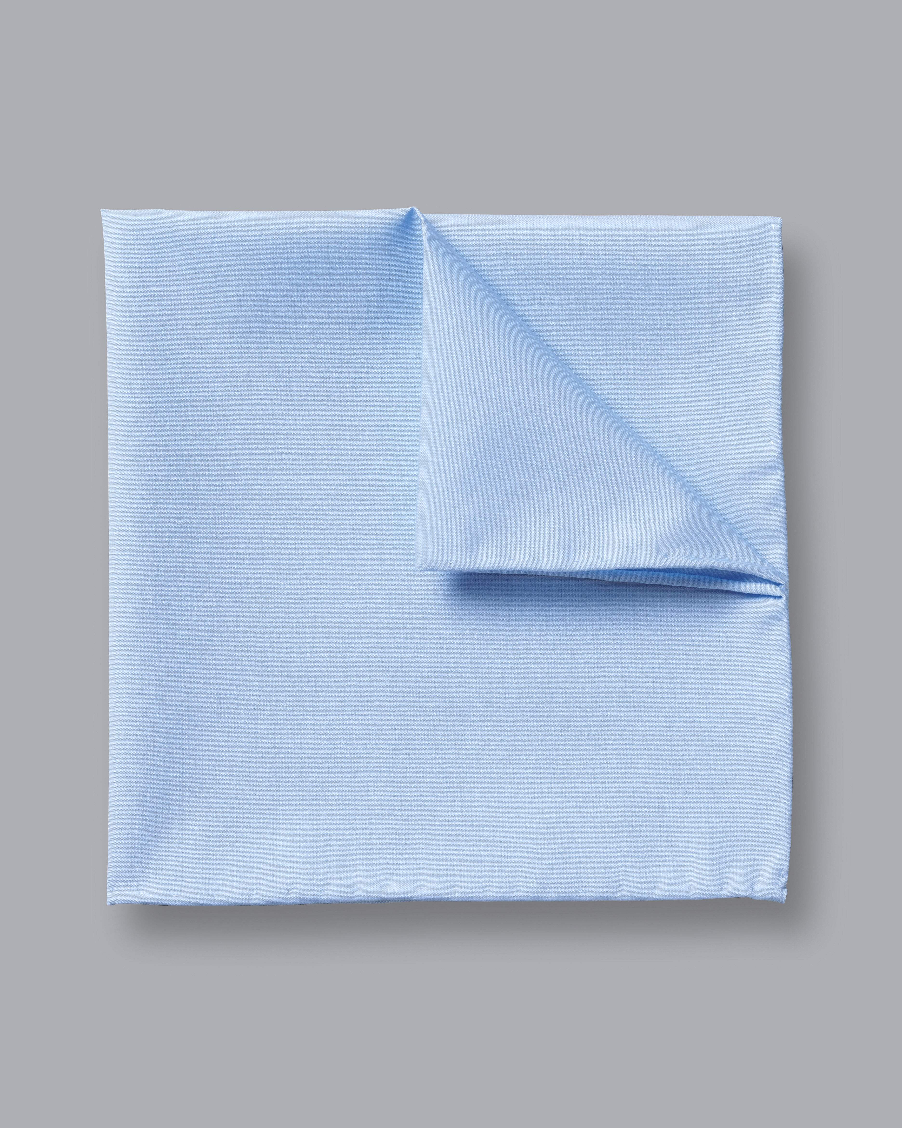 Charles Tyrwhitt Cotton Pocket Square - Sky Blue