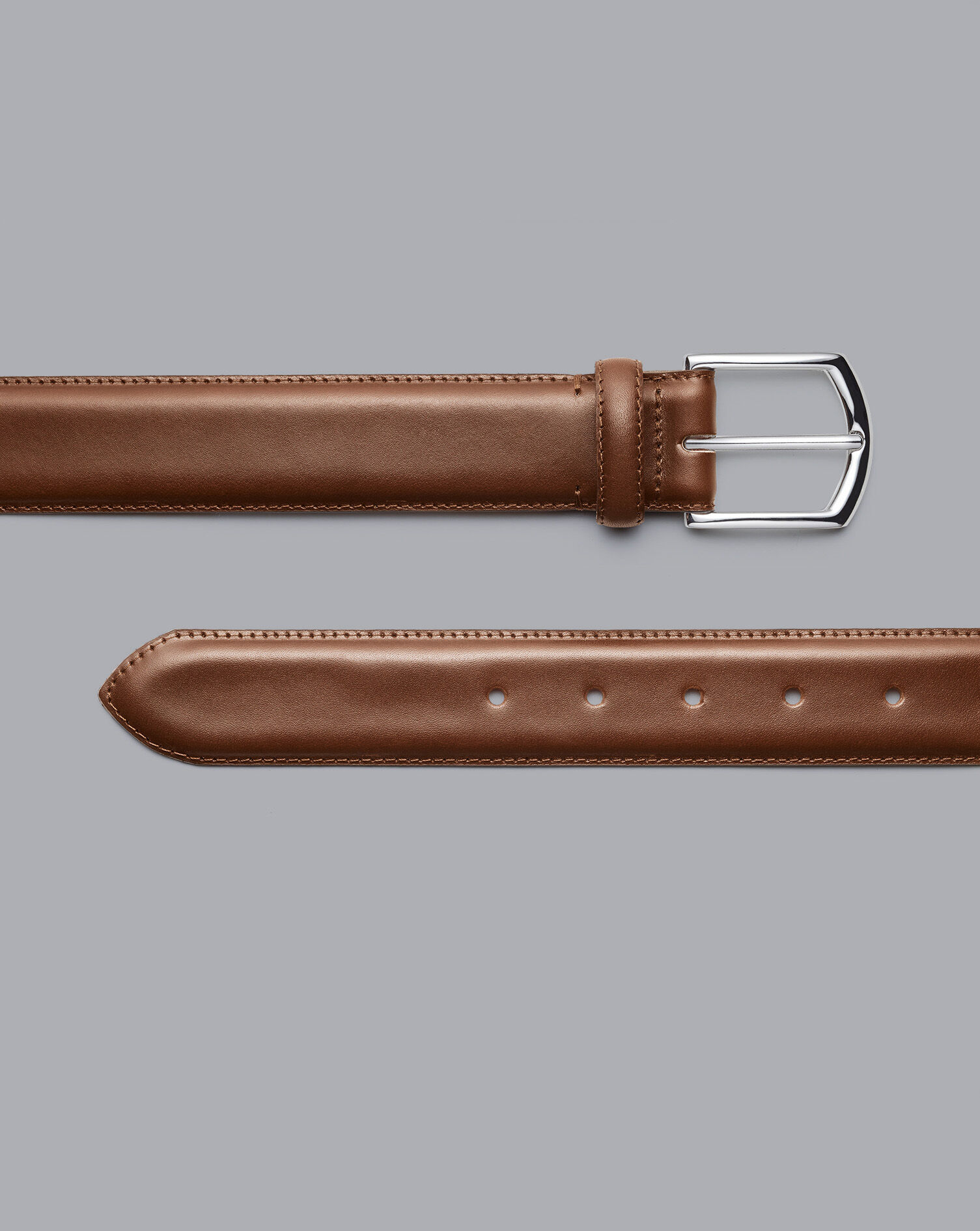 Charles Tyrwhitt Made in England Leather Formal Belt - Tan