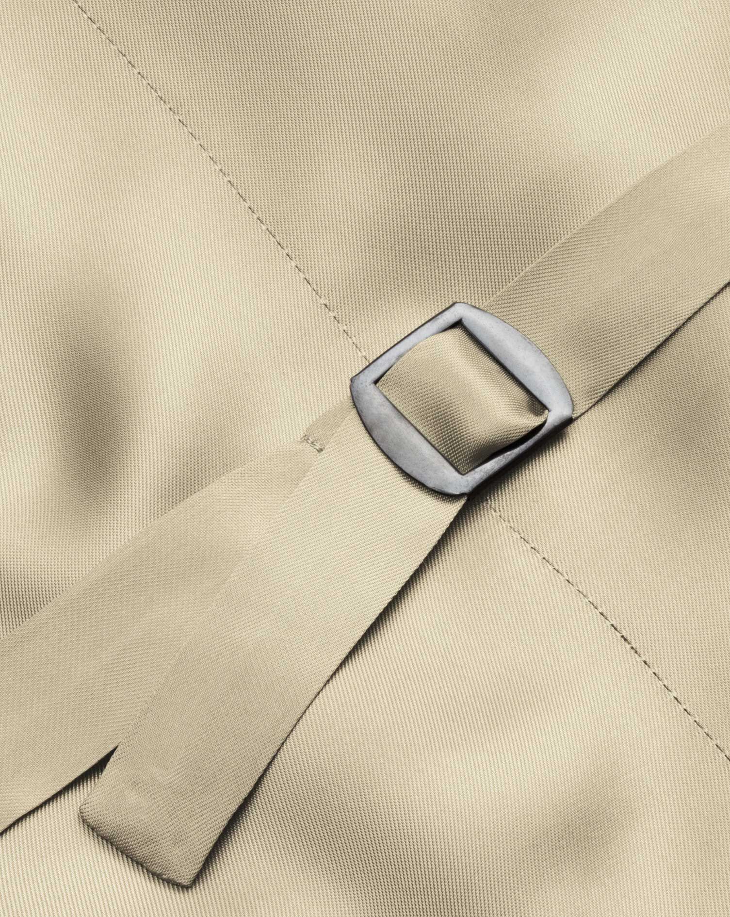 Charles Tyrwhitt Linen Morning Suit Vest - Buff