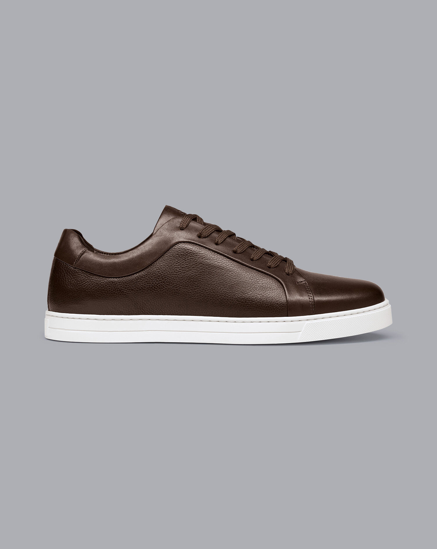 Charles Tyrwhitt Leather Sneakers - Chocolate