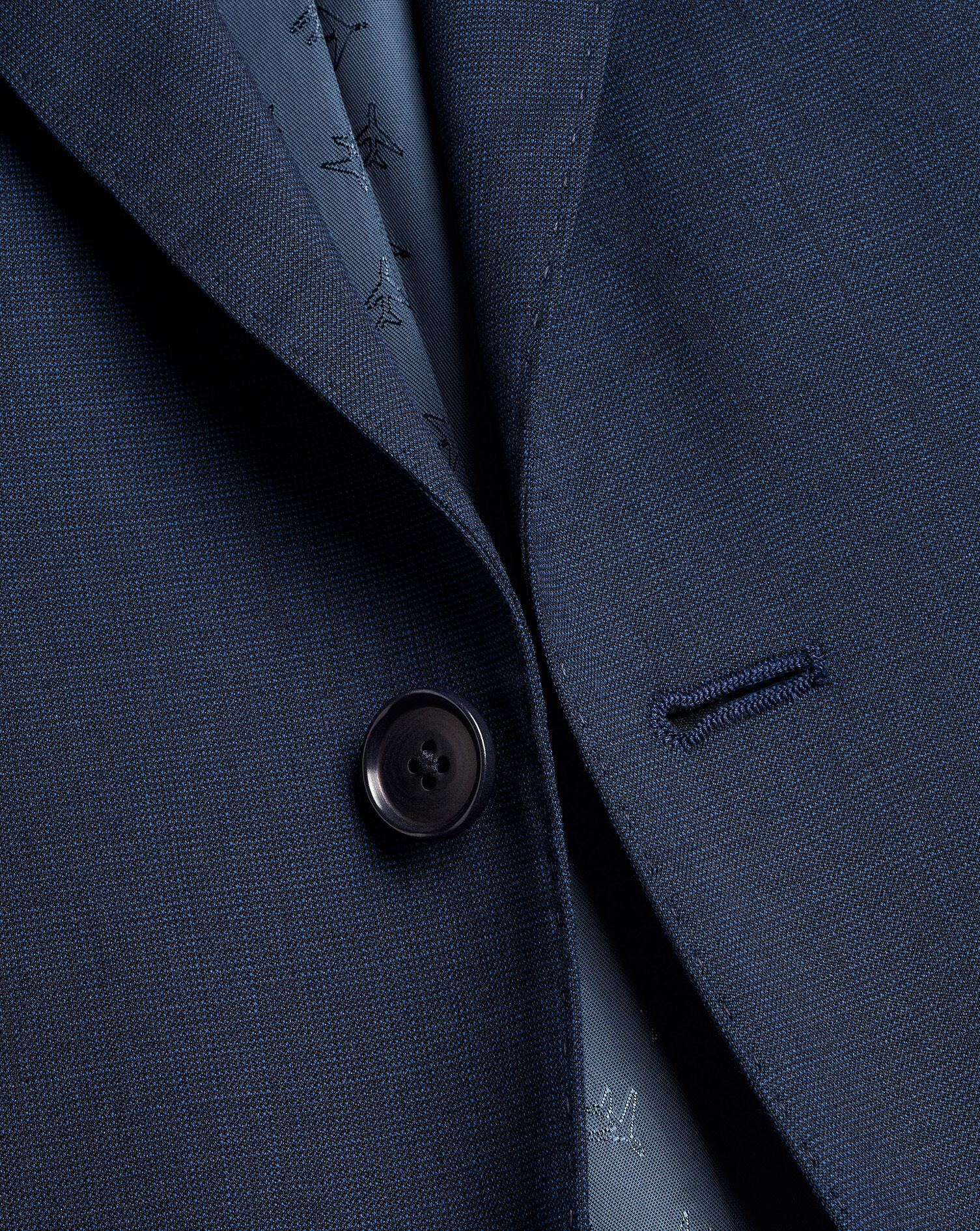 Charles Tyrwhitt Pindot Travel Suit - French Blue