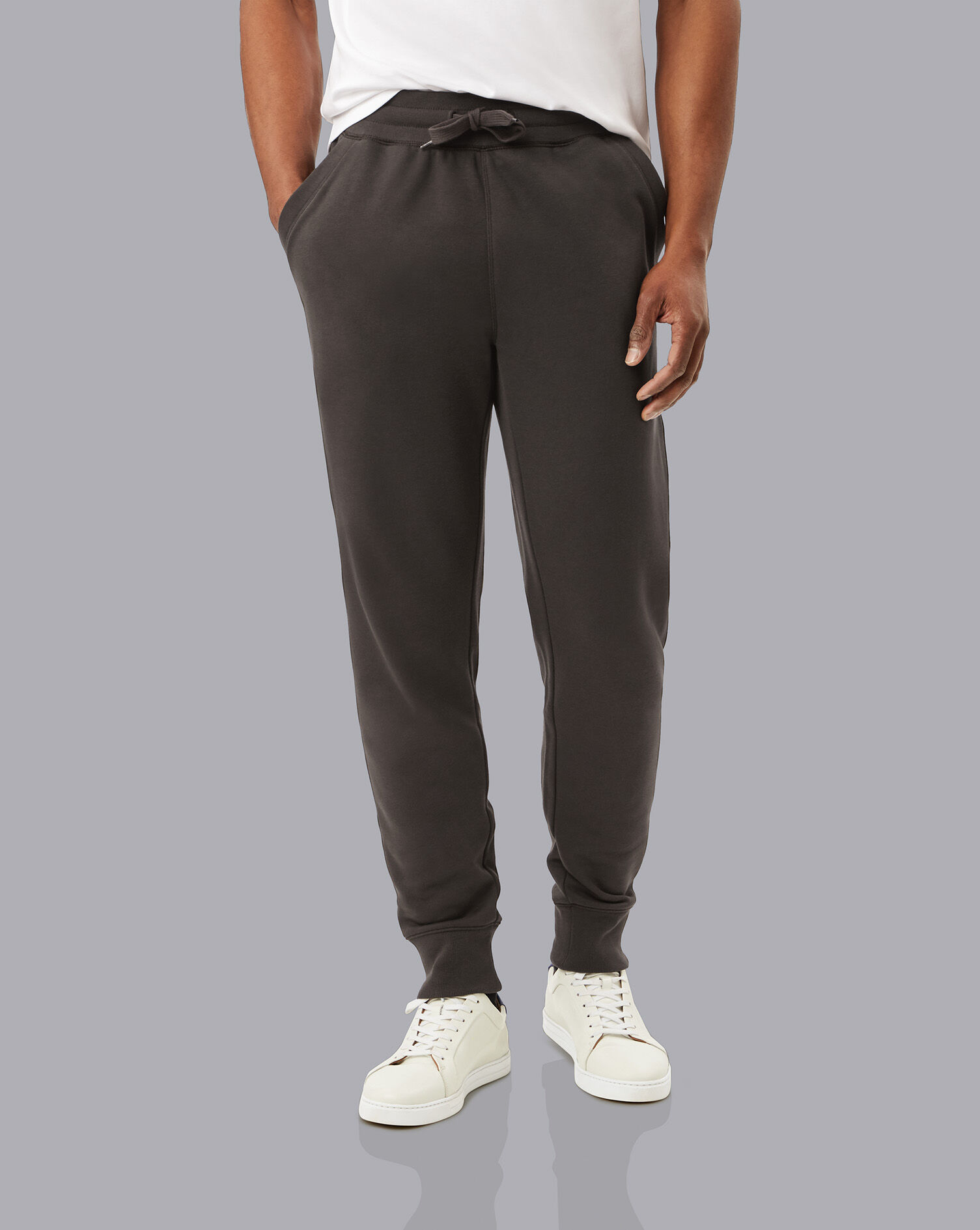 Charles Tyrwhitt Jersey Joggers - Charcoal