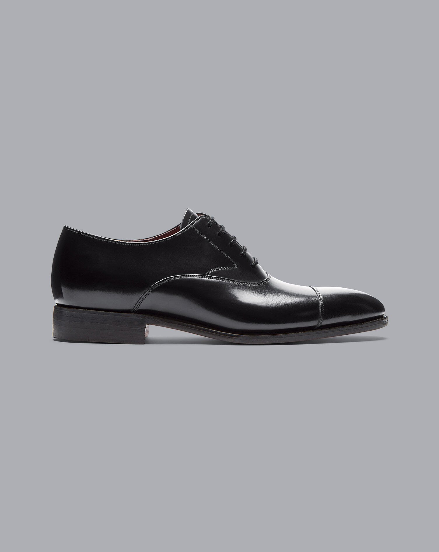 Charles Tyrwhitt Made In England Oxford Flex Sole Shoes - Black