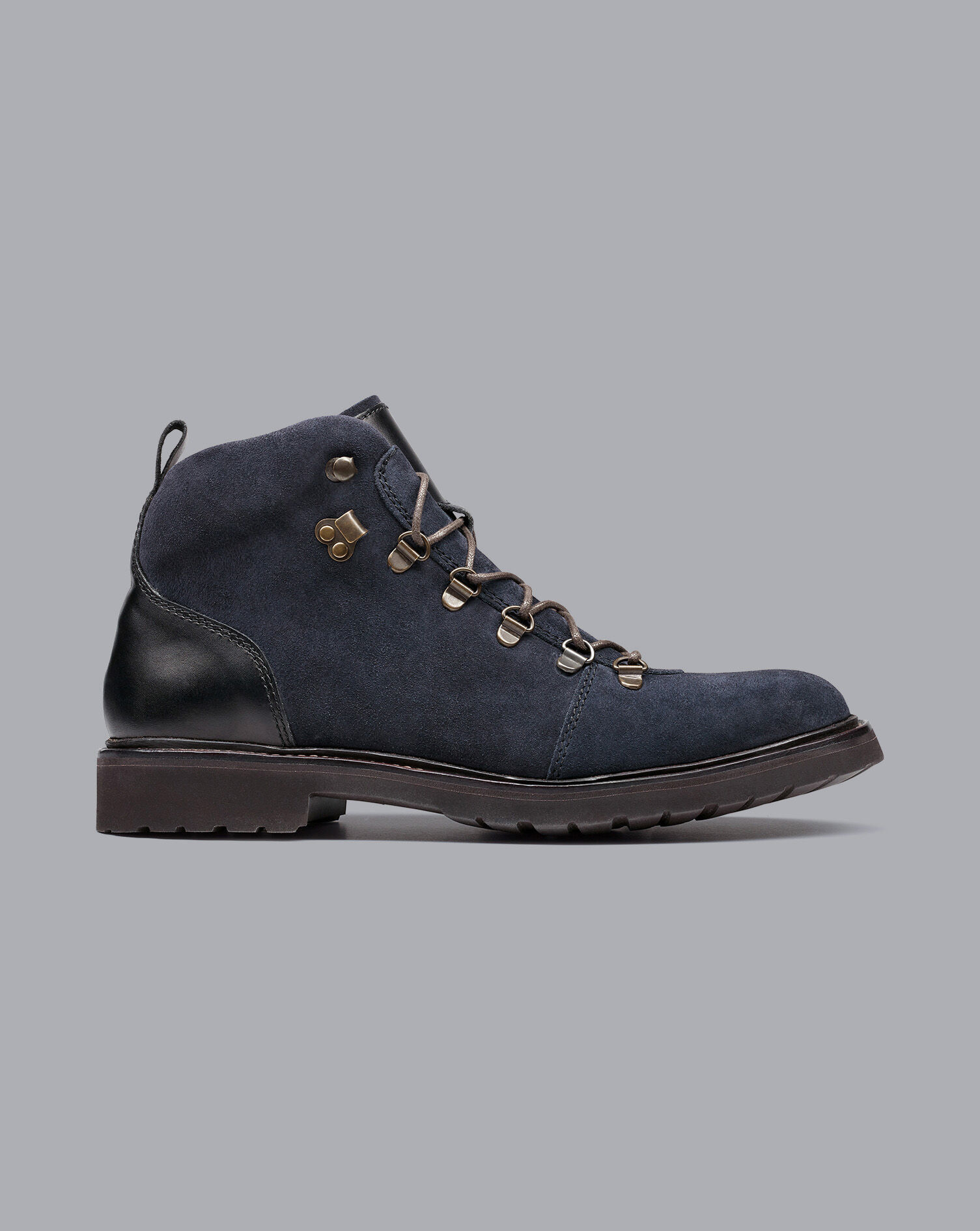 Charles Tyrwhitt Suede Commando Sole Boots - Steel Blue