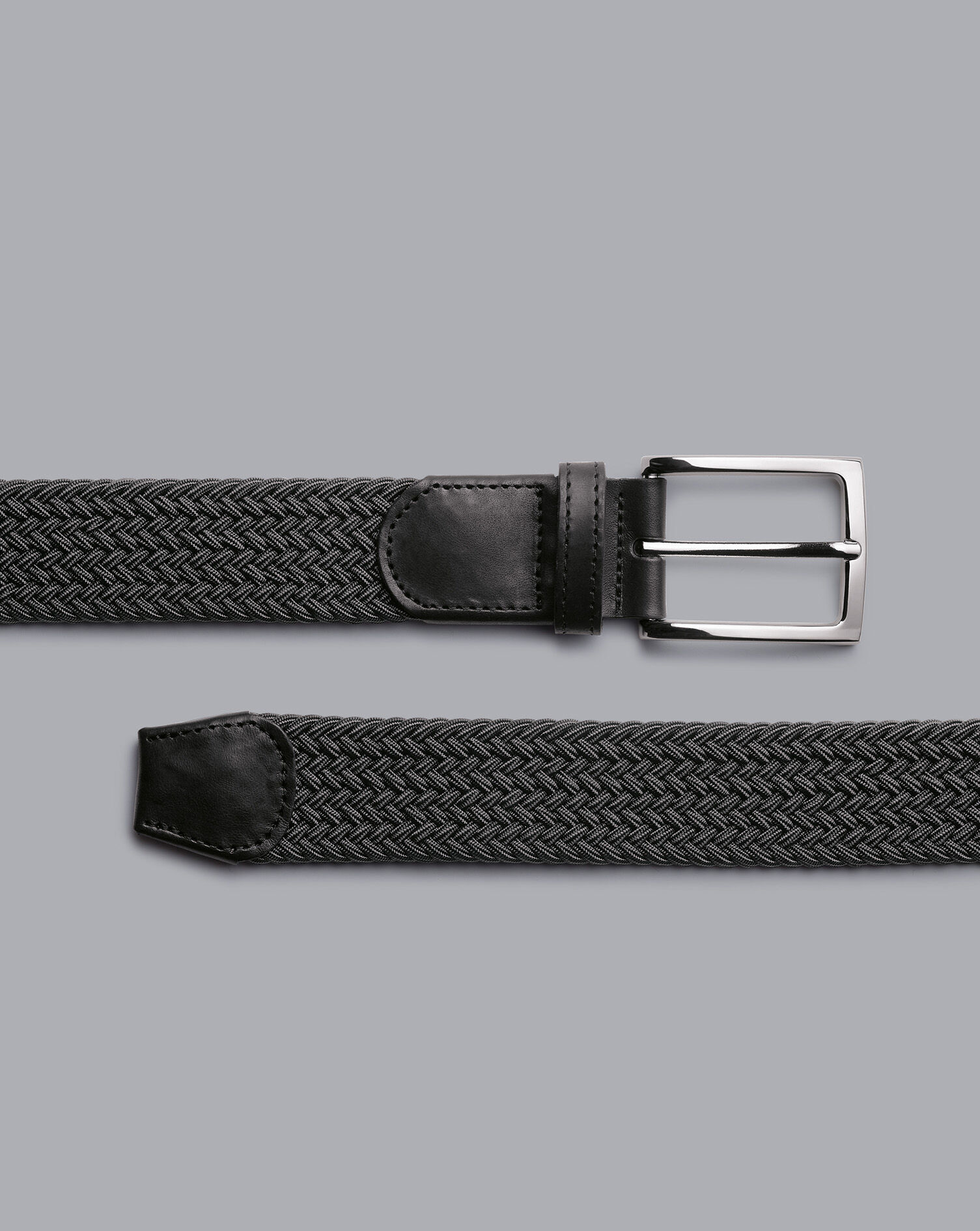 Charles Tyrwhitt Casual Stretch Belt - Grey