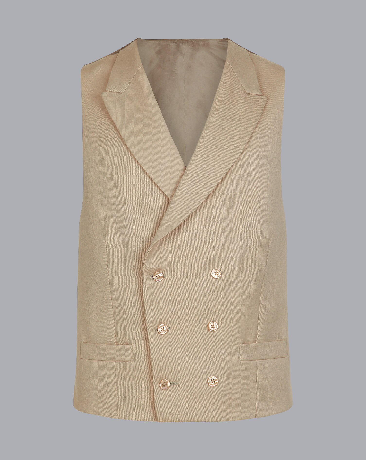 Charles Tyrwhitt Morning Suit Vest - Buff