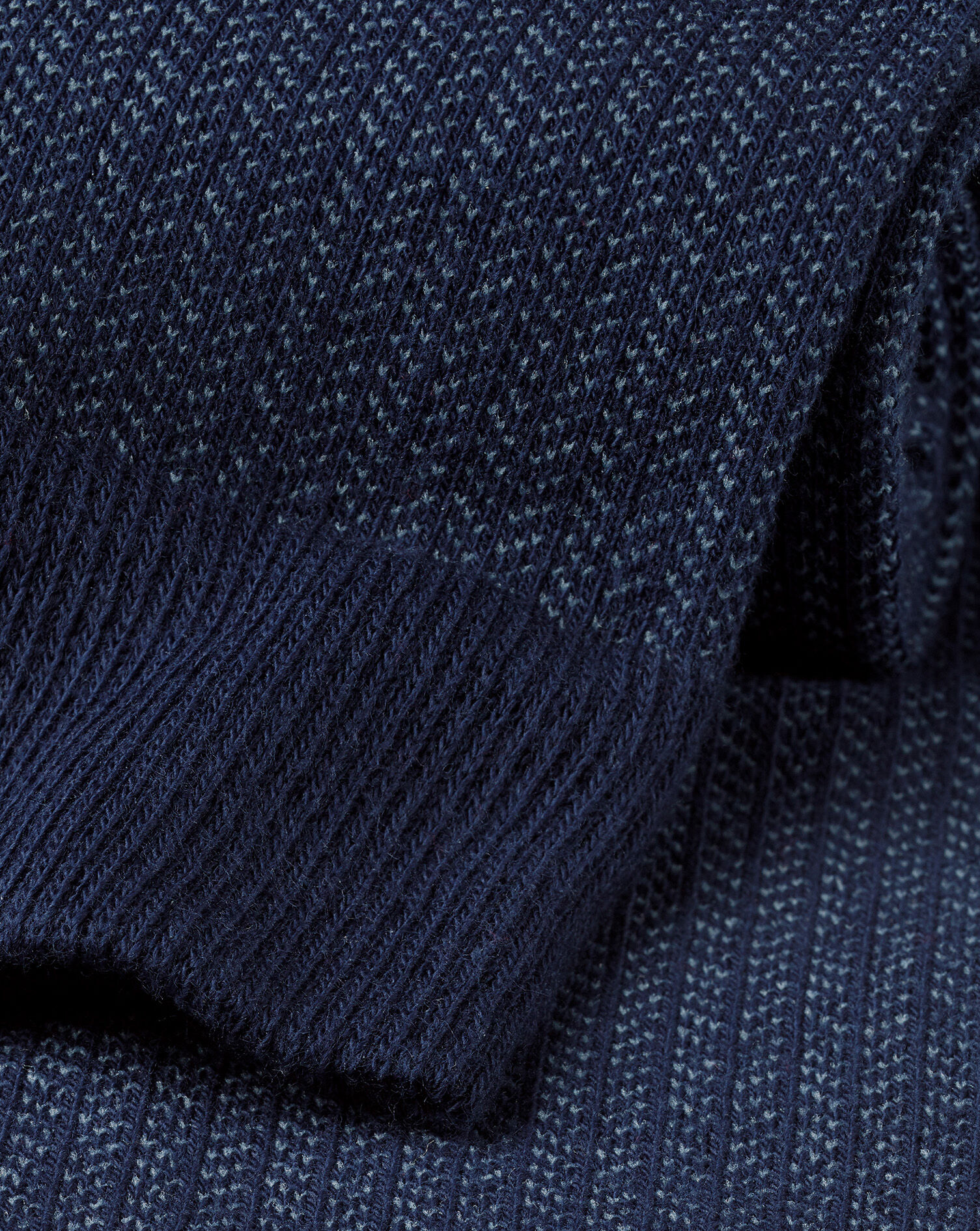 Charles Tyrwhitt Textured Socks - Denim Blue