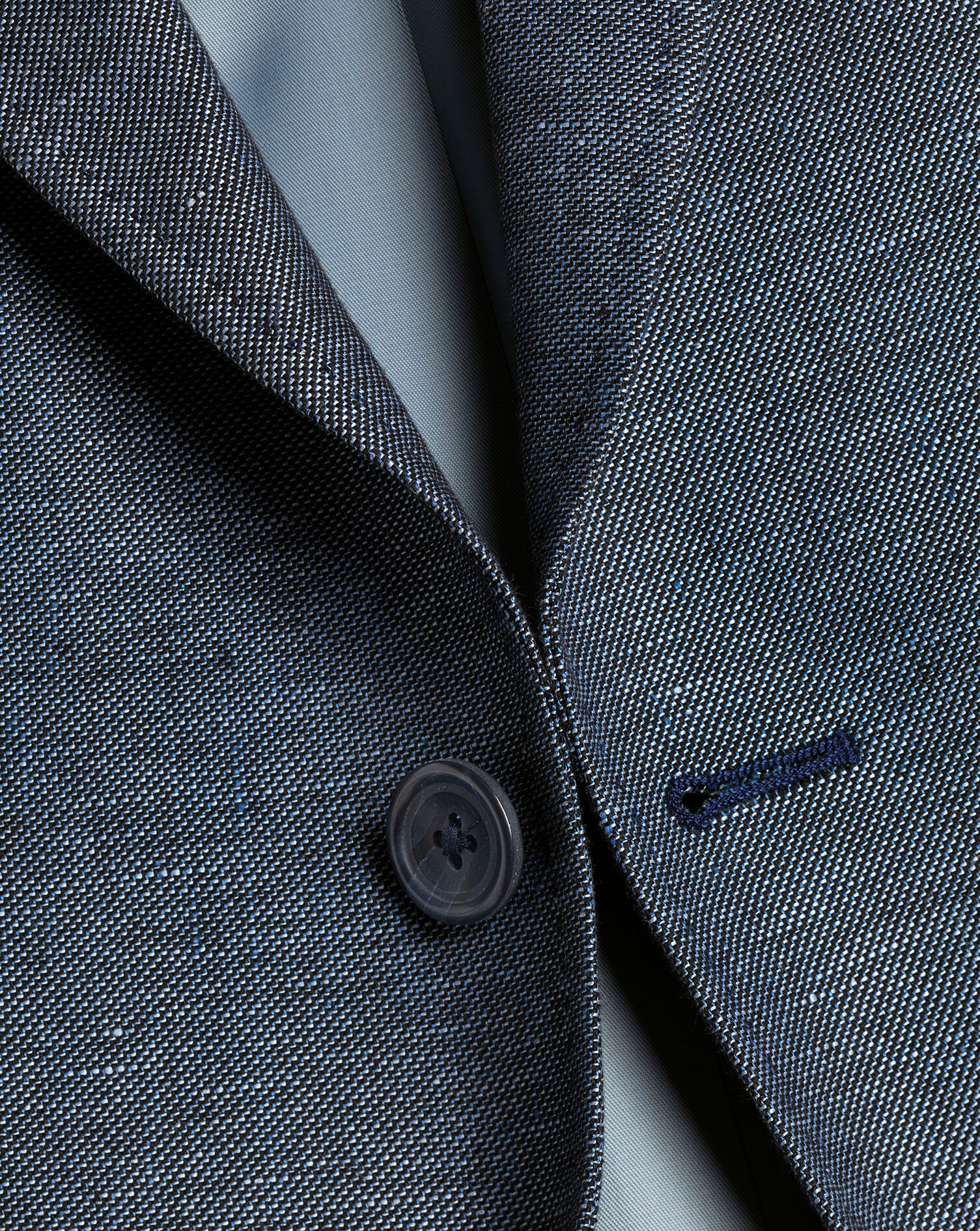 Charles Tyrwhitt Linen Cotton Jacket - Indigo Blue