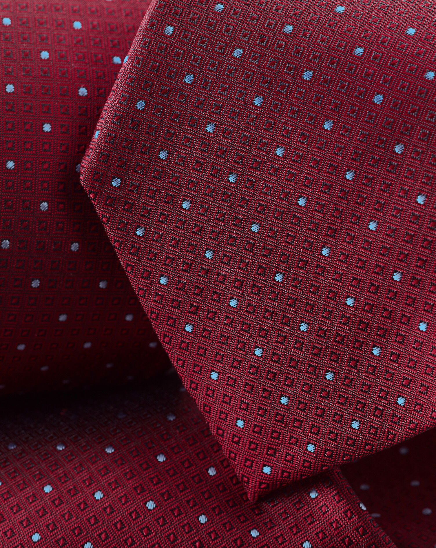 Charles Tyrwhitt Stain Resistant Polka Dot Silk Tie - Cherry Pink