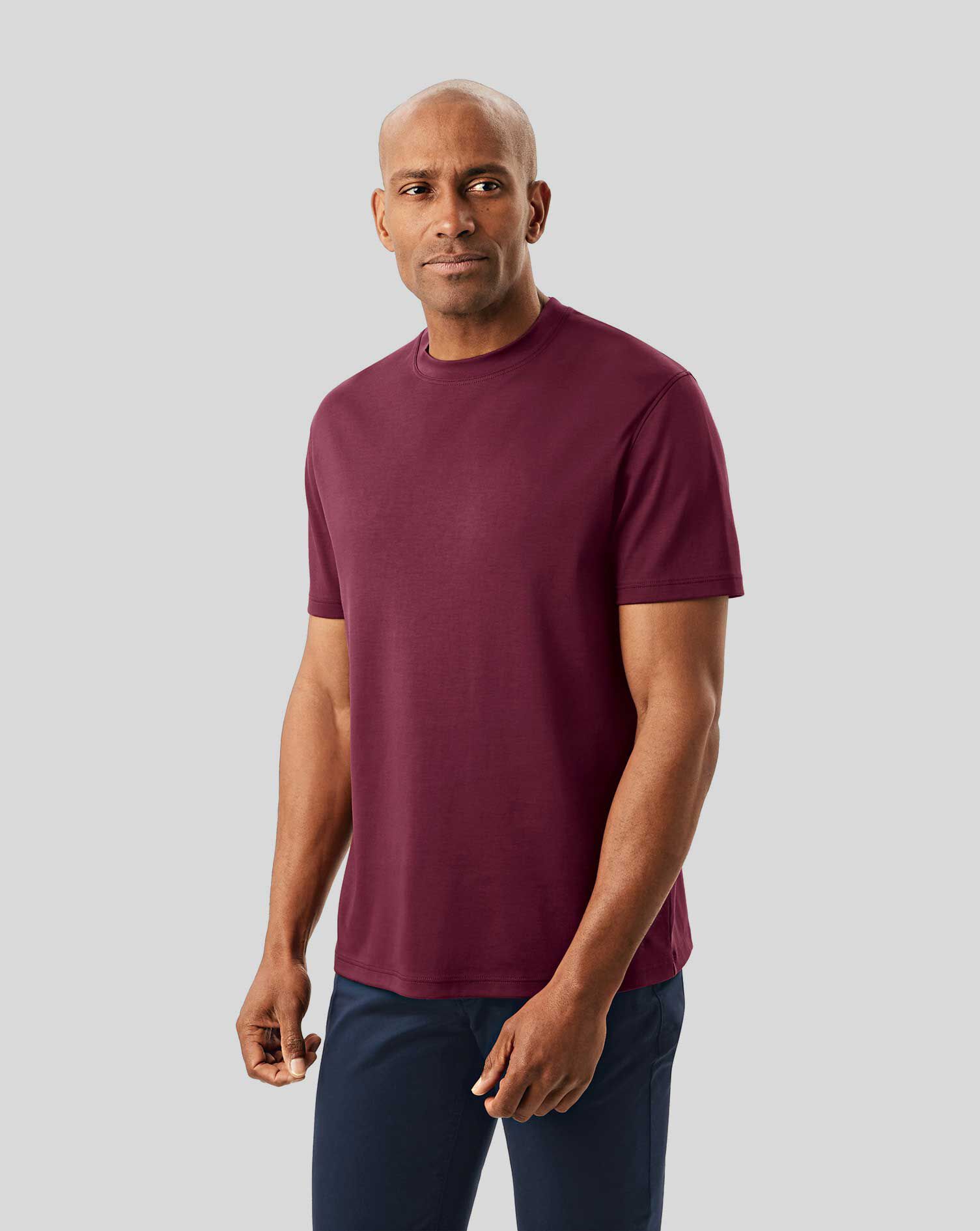 Charles Tyrwhitt Cotton Tyrwhitt T-Shirt - Wine