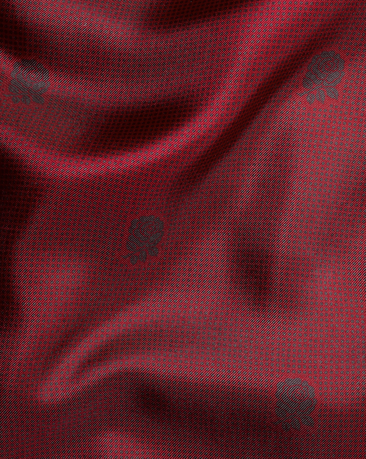 Charles Tyrwhitt England Rugby Tonal Rose Pocket Square - Berry