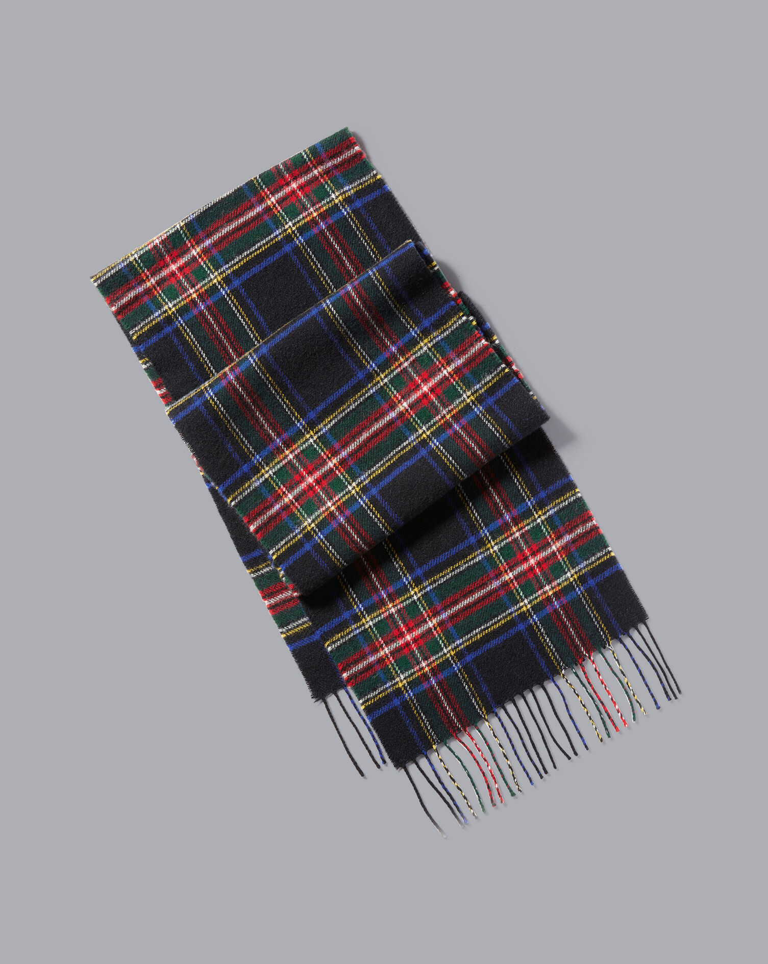 Charles Tyrwhitt Lambswool Tartan Check Scarf - Multi