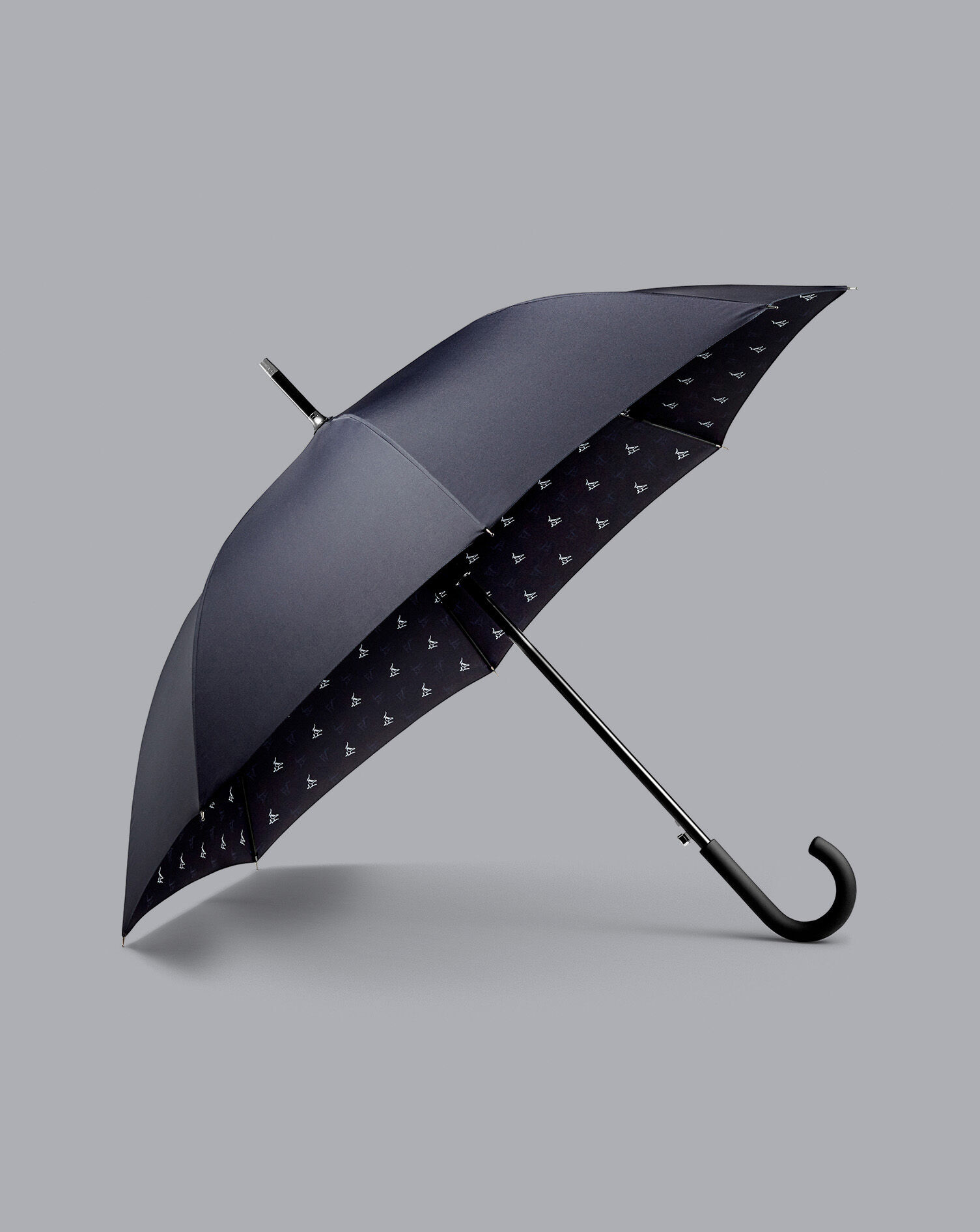 Charles Tyrwhitt Printed Classic Umbrella - Navy
