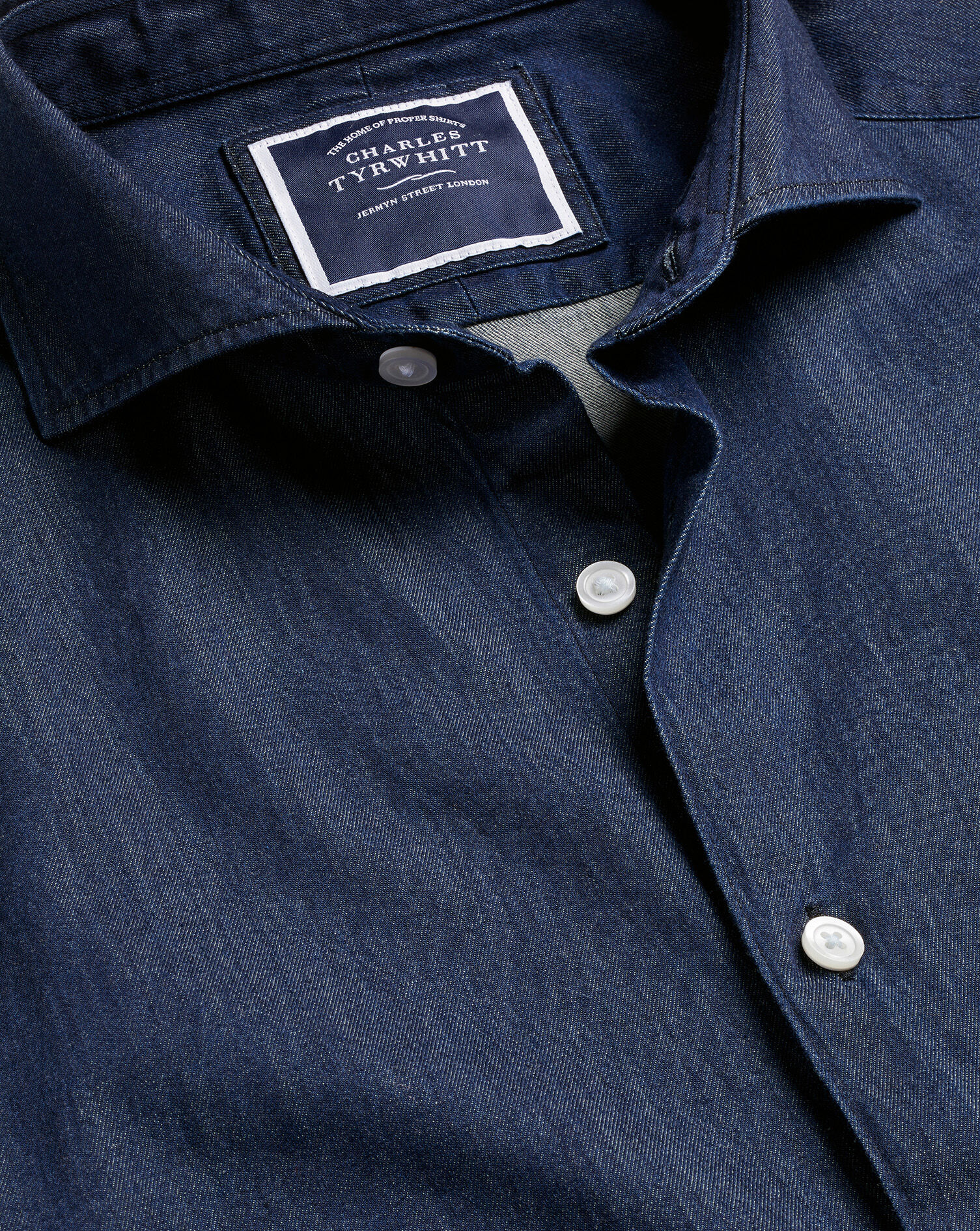 Charles Tyrwhitt Denim Shirt - Denim Blue