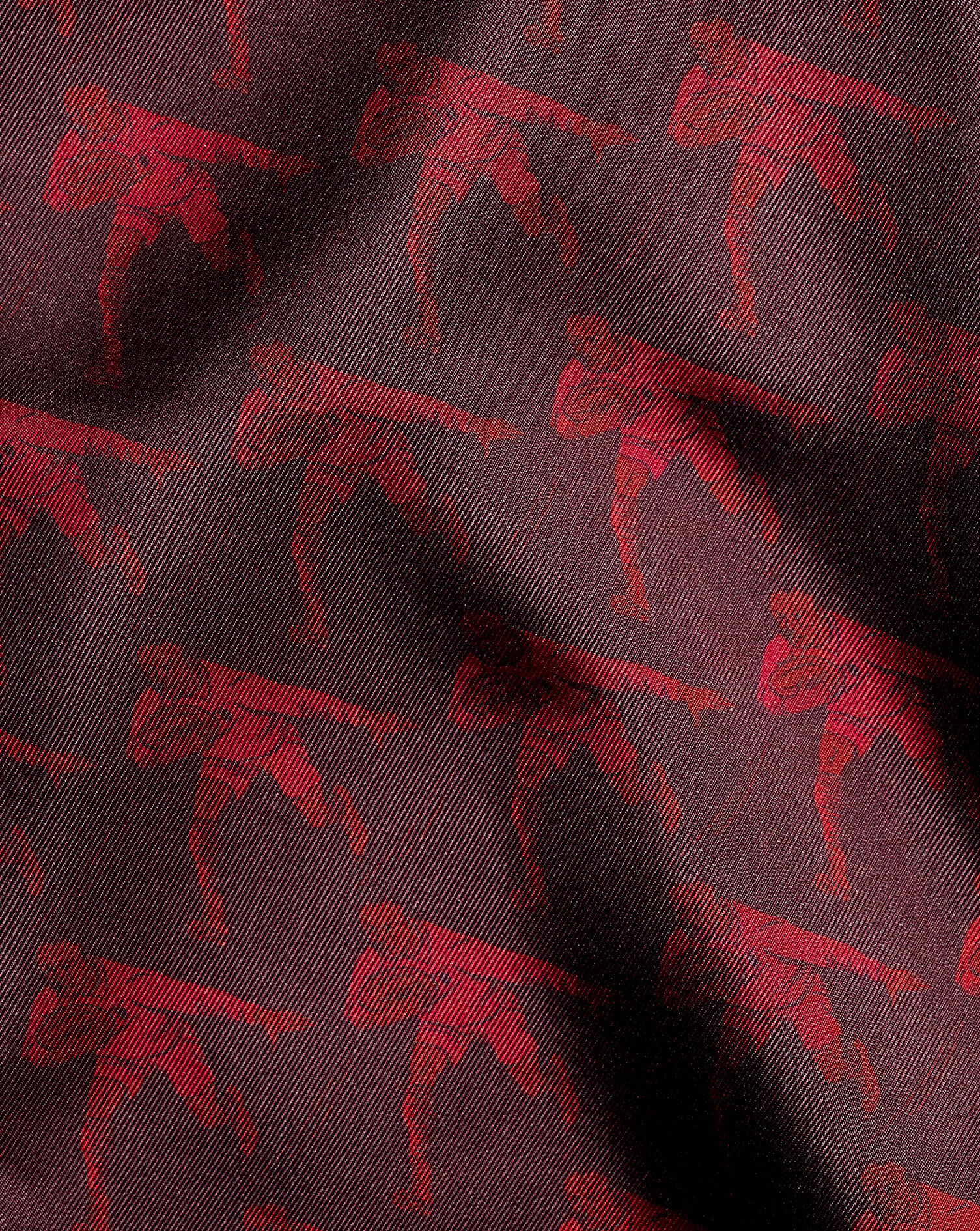 Charles Tyrwhitt England Rugby Player Pocket Square - Berry