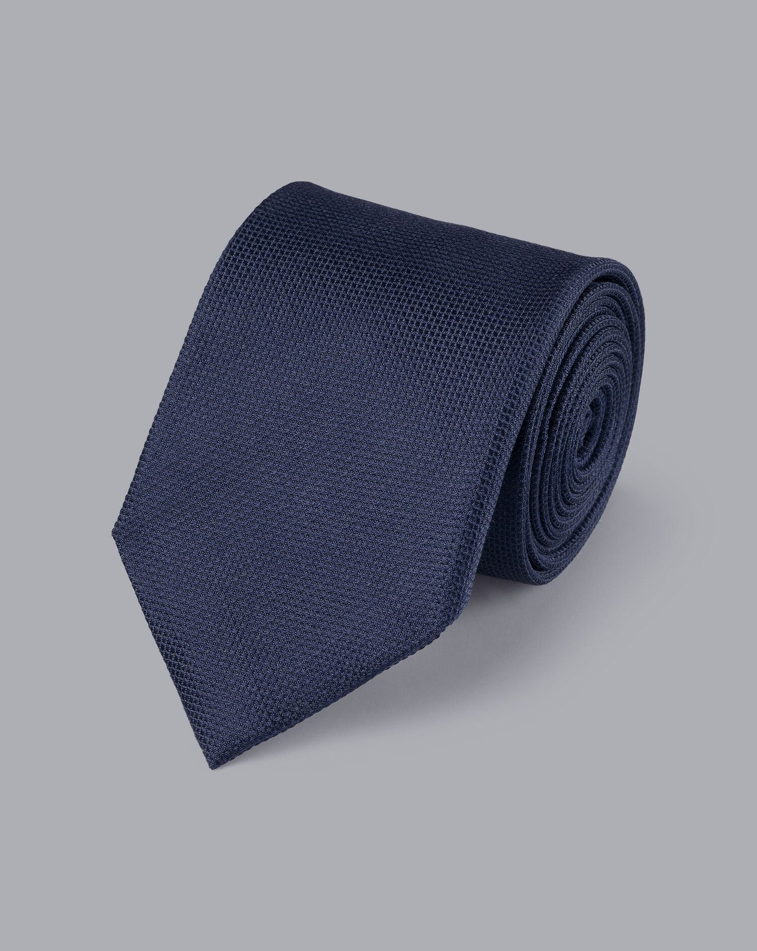 Charles Tyrwhitt Stain Resistant Silk Tie - Navy