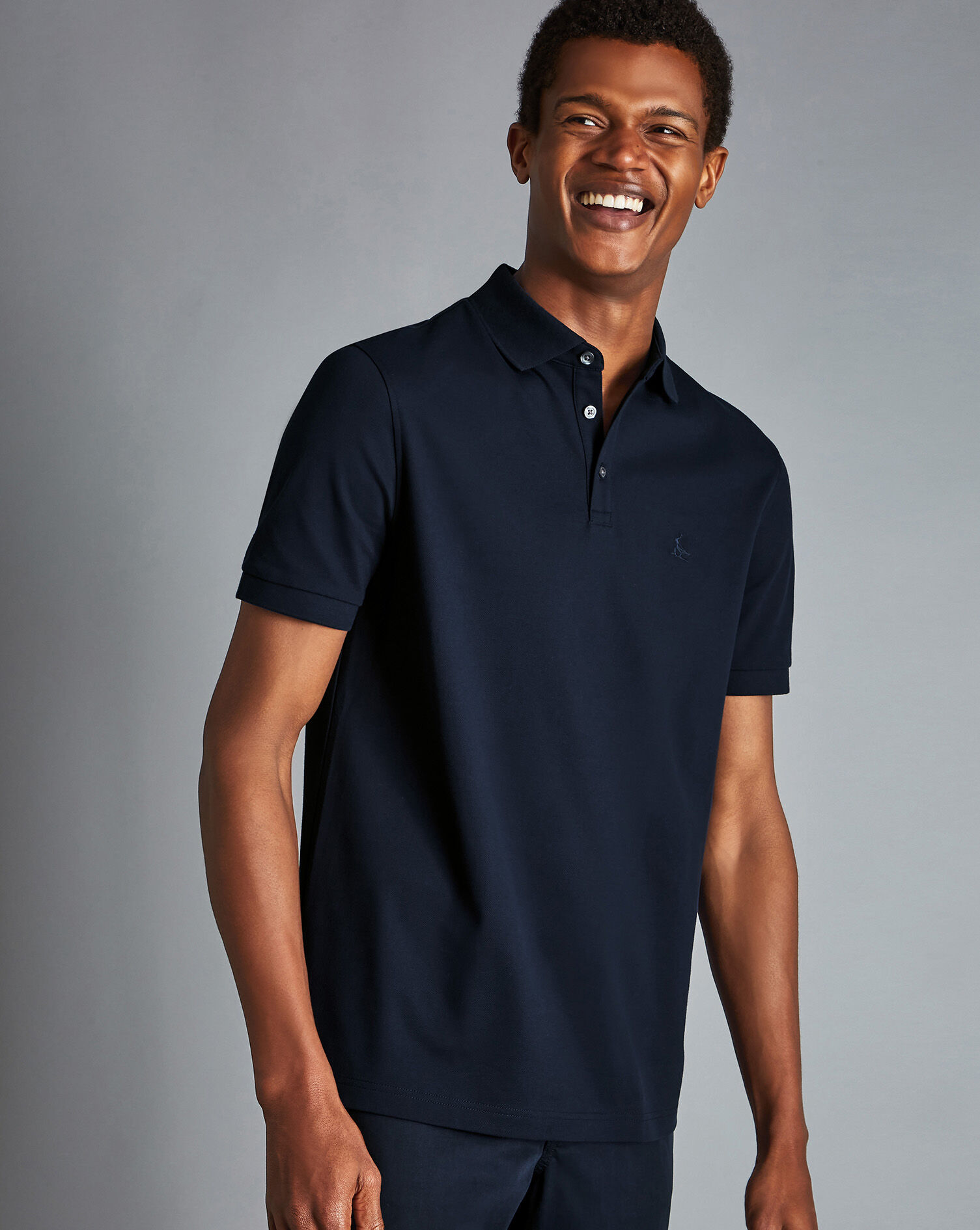 Charles Tyrwhitt Tyrwhitt Pique Polo - Navy