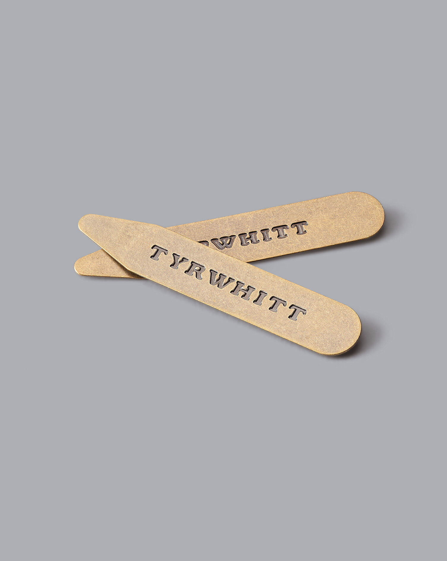 Charles Tyrwhitt 3 Pack Solid Brass Spread Collar Stays