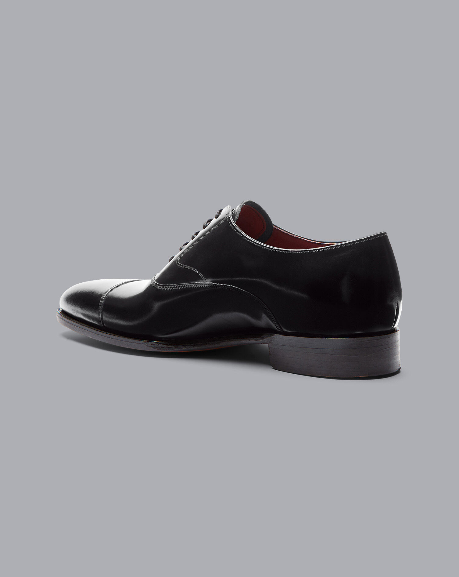 Charles Tyrwhitt Made In England Oxford Flex Sole Shoes - Black