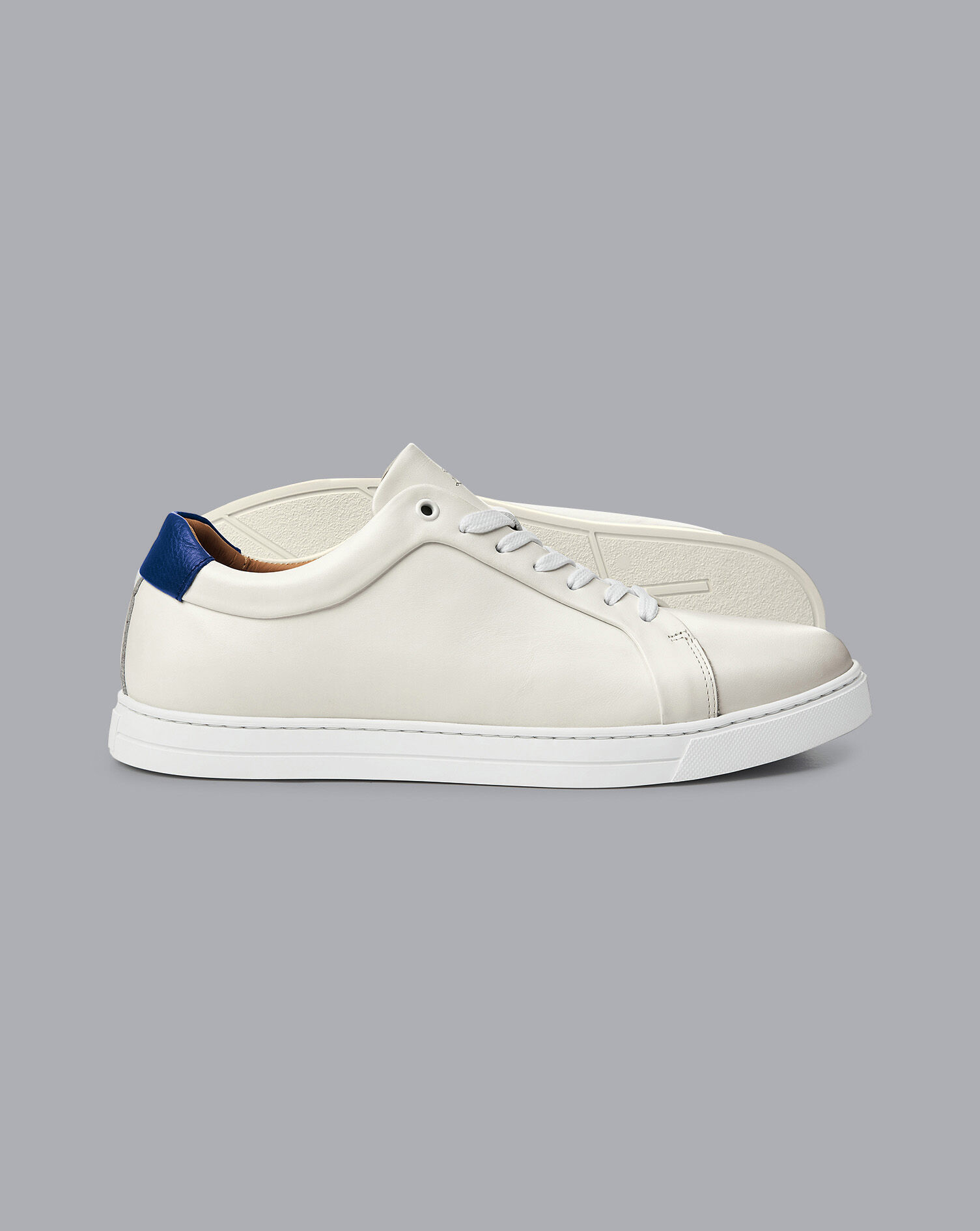 Charles Tyrwhitt Leather Sneakers - White