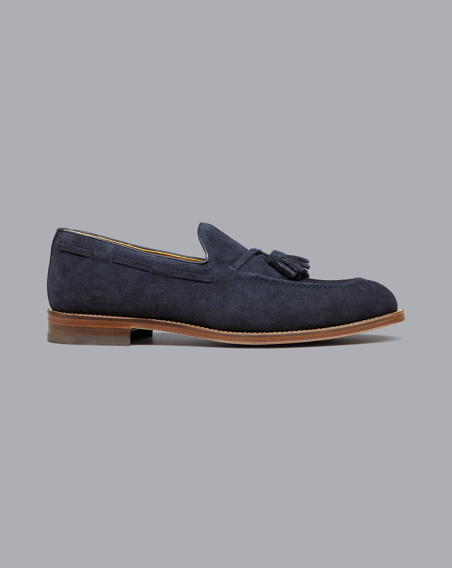Charles Tyrwhitt Suede Tassel Loafers - French Blue